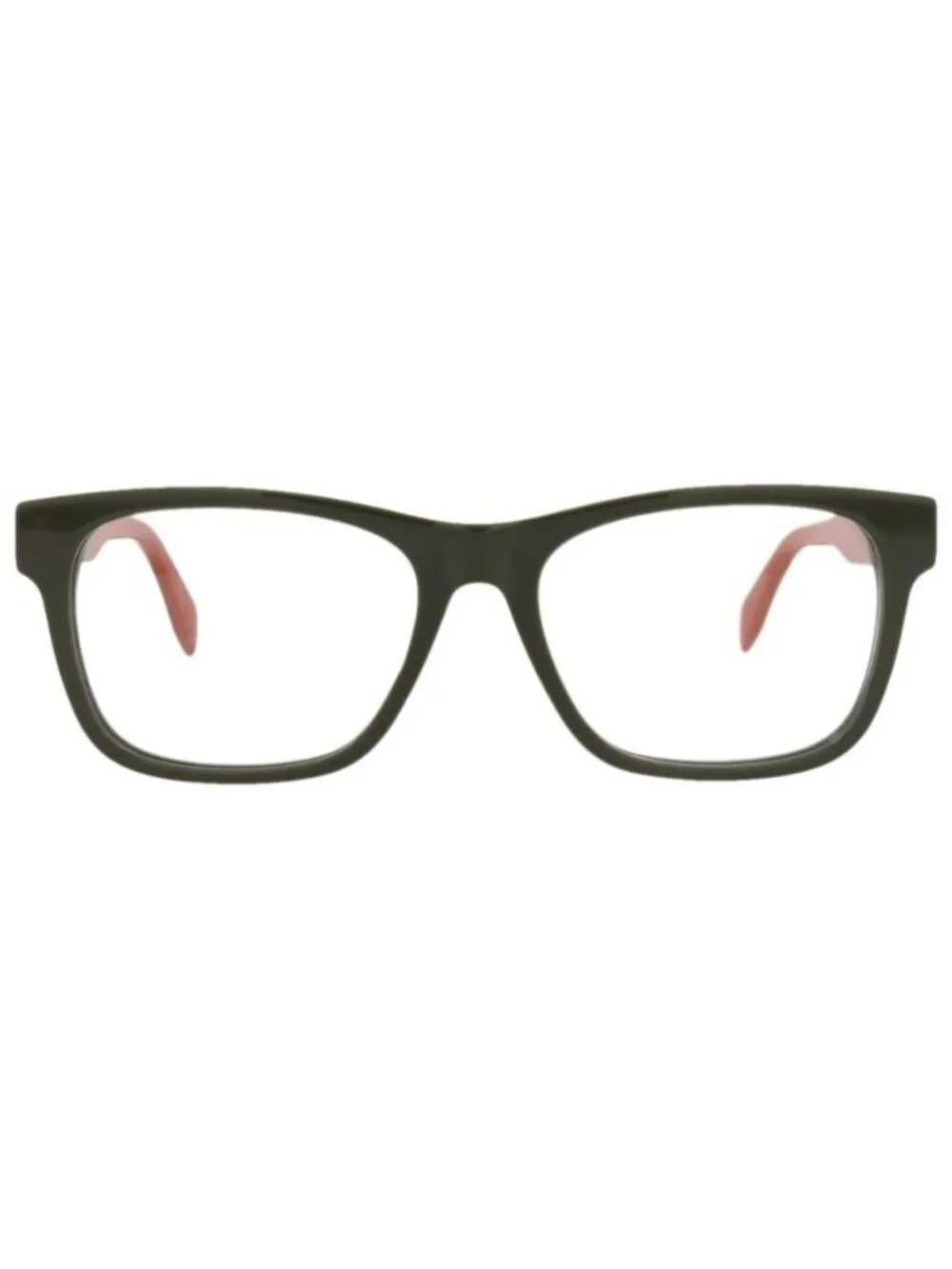New Alexander McQueen Mens Square/Rectangle Green Green Transparent Fashion Desi